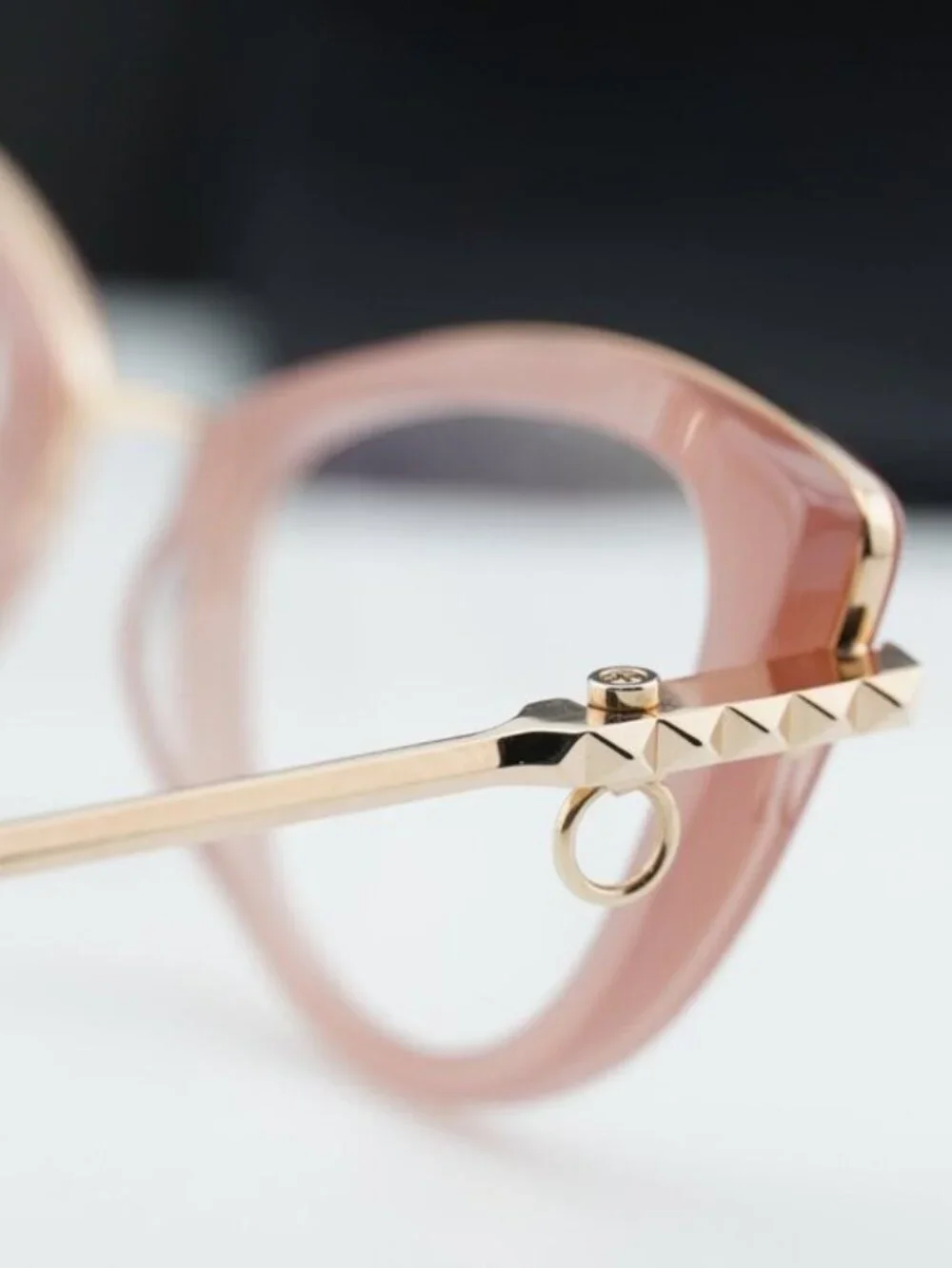 Valentino V-DAYDREAM VLX-123B Cat Eye Eyeglasses 51mm - Pink / Gold